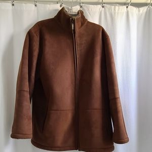 Men's Weatherproof Suede Coat size L